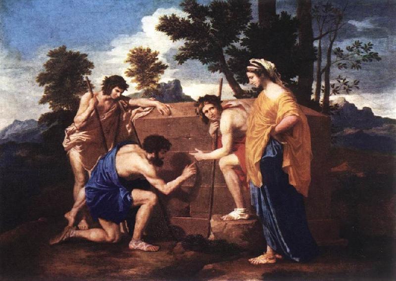POUSSIN, Nicolas Et in Arcadia Ego af Germany oil painting art